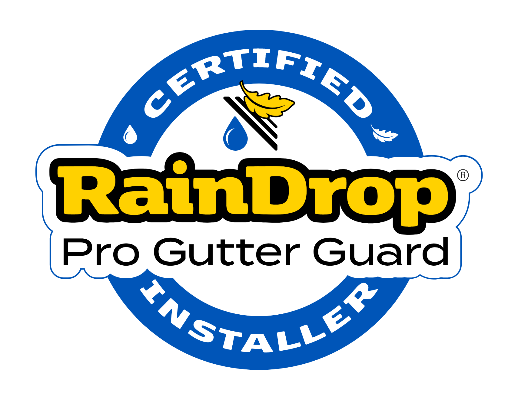 Raindrop Gutter Guards - Roof Worx is a certified installer