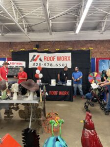 blake shook at the Hickory Fair meeting homeowners